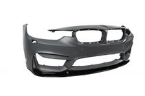 BMW 3-serie F30/F31 2012–2019 DPT Lip V-2 frontspoilerlæbe til for kofanger (Til M3, blank sort) foto 13