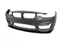BMW 3-serie F30/F31 2012–2019 DPT Lip V-2 frontspoilerlæbe til for kofanger (Til M3, blank sort) foto 14