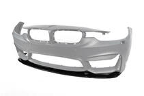 BMW 3-serie F30/F31 2012–2019 DPT Lip V-2 frontspoilerlæbe til for kofanger (Til M3, blank sort) foto 10