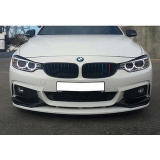 Frontspoilerlæbe til kofanger DPT Flap V-3 (til M-Sport, sort højglans) BMW 4-serie F32/F33/F36 2012–2020 foto 2
