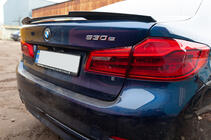 BMW 5-serie G30/G31 2017–2023 Spoiler M4-Style (sort højglans) foto 2
