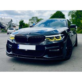 Frontlæbe til forreste kofanger DPT Lip V1 (til M-Performance 2017-2020, blank sort) BMW 5-serie G30/G31 2017–2023 foto 3