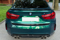 BMW X6 F16 2014–2019 DPT spoiler (sort højglans) foto 5