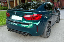 BMW X6 F16 2014–2019 DPT spoiler (sort højglans) foto 2