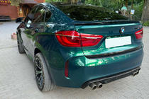 BMW X6 F16 2014–2019 DPT spoiler (sort højglans) foto 3