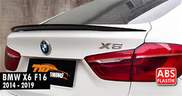 BMW X6 F16 2014–2019 DPT spoiler (sort højglans) foto 6