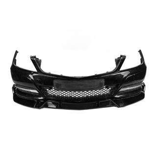 Frontbumper-læbe DPT V1 (2011-2015, blank sort) Mercedes C-class W204 2007–2015 foto 4