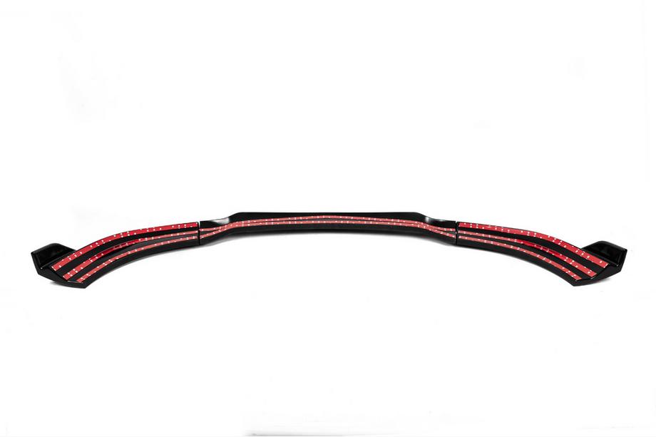 Mercedes C-class W204 2007–2015 Frontbumper-læbe DPT V1 (2011-2015, blank sort) Foto 11