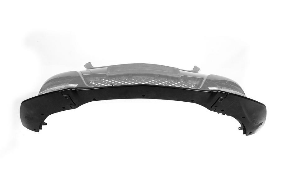 Mercedes C-class W204 2007–2015 Frontbumper-læbe DPT V1 (2011-2015, blank sort) Foto 8