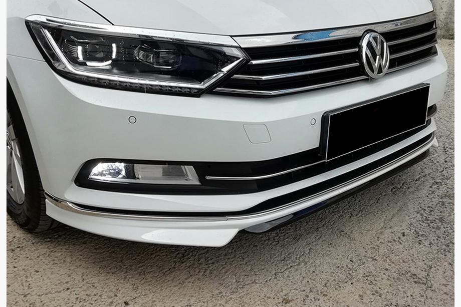 Volkswagen Passat B8 2015–2023 DPT Lip frontspoiler til kofanger (2015-2019 EU, til lakering) Foto 4