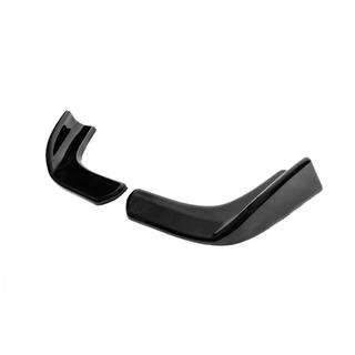Universel front læbe-spoiler DPT V-1 (ABS) (2 stk.) (blank sort) foto 2