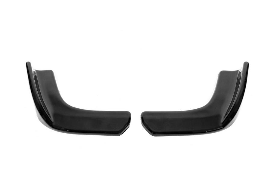 Universel front læbe-spoiler DPT V-1 (ABS) (2 stk.) (blank sort) Foto 6