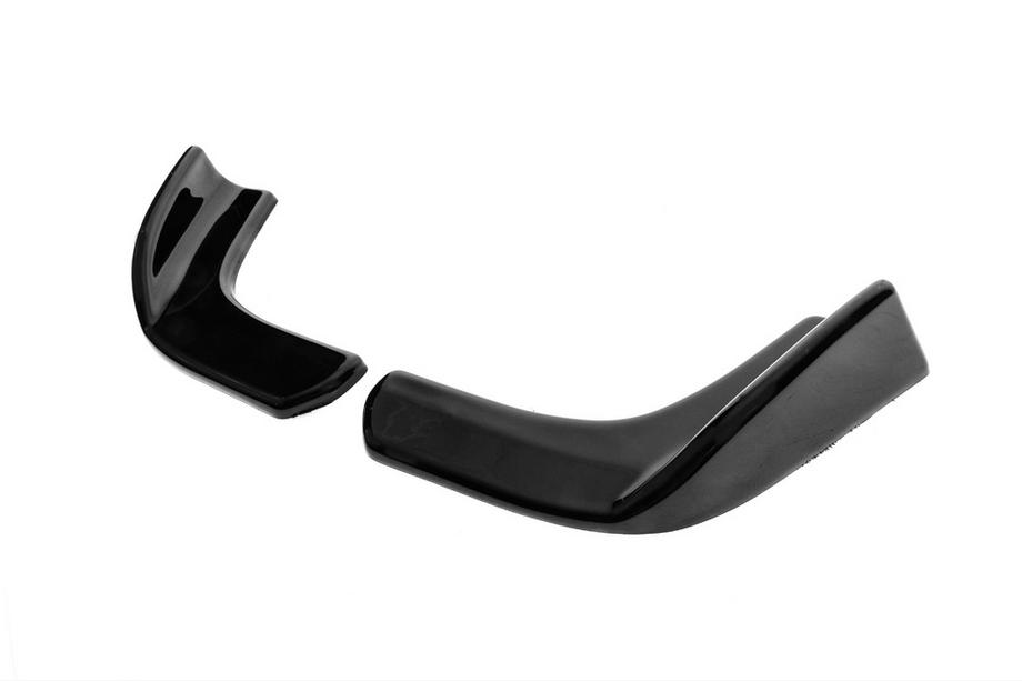 Universel front læbe-spoiler DPT V-1 (ABS) (2 stk.) (blank sort) Foto 2
