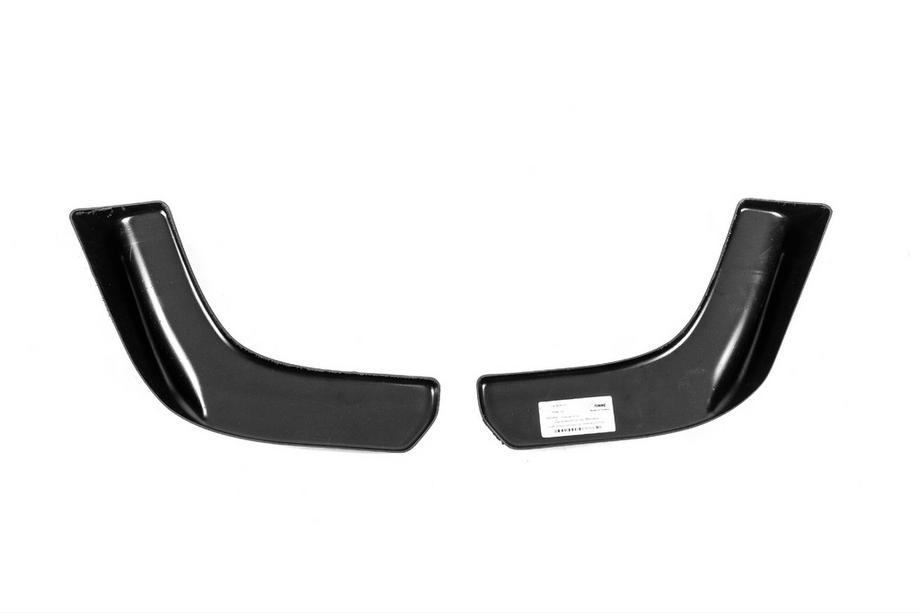 Universel front læbe-spoiler DPT V-1 (ABS) (2 stk.) (blank sort) Foto 8
