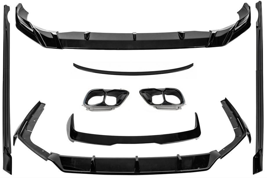 BMW X7 G07 2019– Paradigm Black Knight V1 bodykit-sæt (til M-Sport 2023+) Image