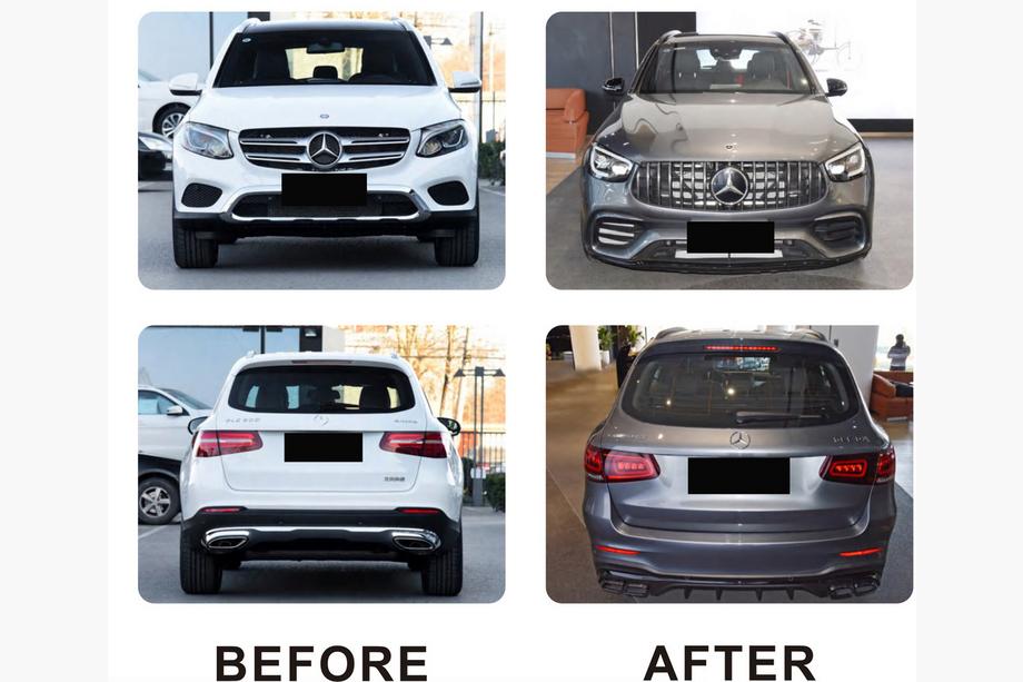 Mercedes GLC X253 2015–2022 Restyling-sæt til GLC63 2022 Foto 14