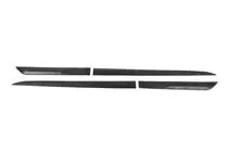 Universelle dørlister DPT (ABS) (4 stk.) (mat sort) foto 2