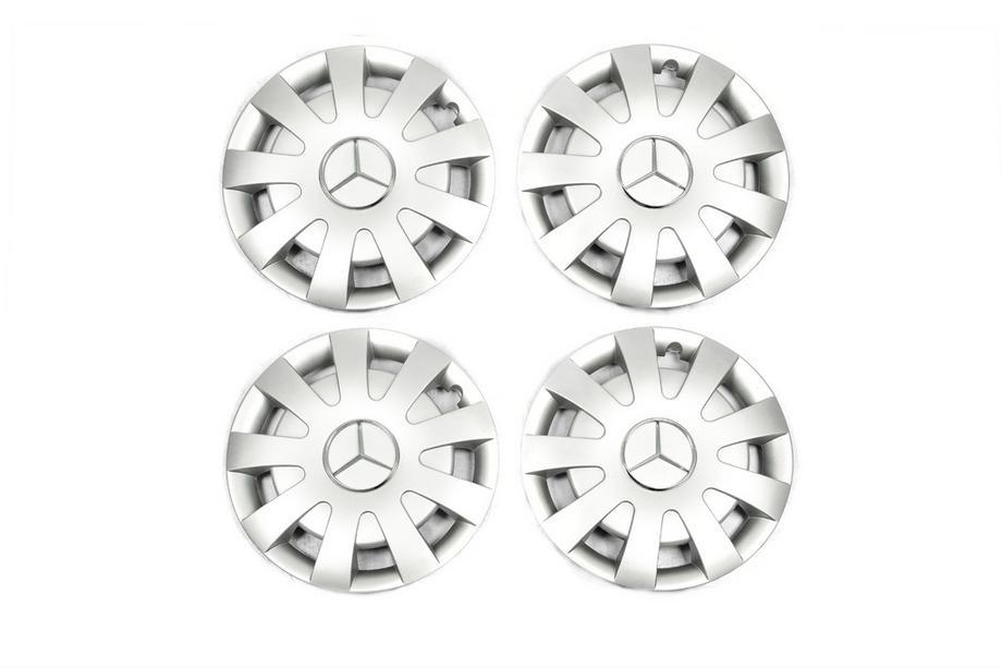 Mercedes Sprinter W907/W910 2018– Hjulkapsler grå ABS (1-rings, 4 stk) Image