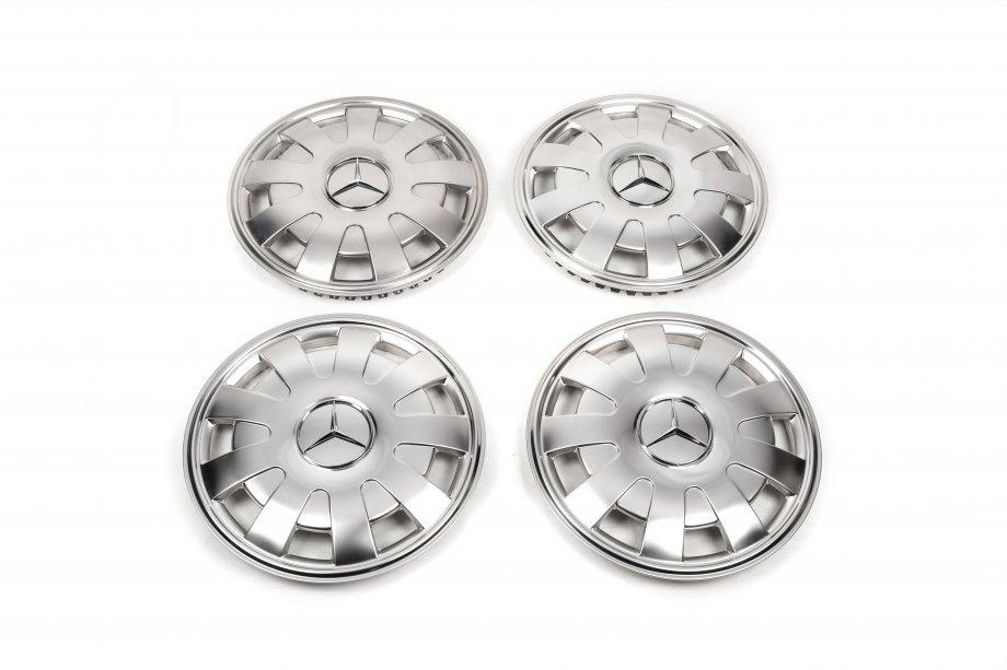 Mercedes Sprinter W907/W910 2018– Hjulkapsler i rustfrit stål Petals (enkelt hjul, 4 stk.) Image