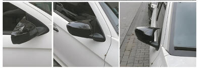Citroen Cactus 2014–2020 Spejlkåber BMW-Style (2014-2017, 2 stk) foto 2