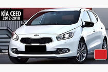 Kia Ceed 2012–2018 Spejlkåber BMW-Style (2 stk.) foto 6