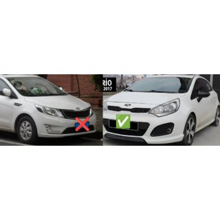 Spejlkåber BMW-Style (uden blinklys, 2 stk) Kia Rio 2012–2017 foto 2