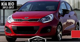 Kia Rio 2012–2017 BMW-Style spejlkåber (med blinklys, 2 stk.) foto 7