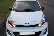 Kia Rio 2012–2017 BMW-Style spejlkåber (med blinklys, 2 stk.) foto 10