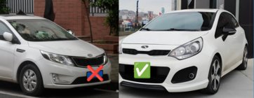 Kia Rio 2012–2017 BMW-Style spejlkåber (med blinklys, 2 stk.) foto 2