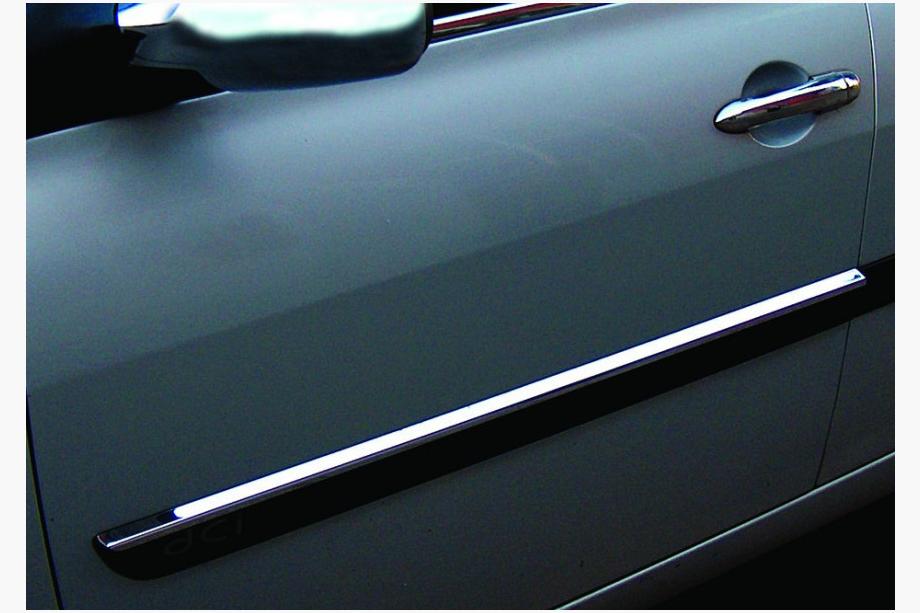 Renault Megane II 2004–2009 Smal dørliste 2006-2010 (4 stk., rustfrit stål) Foto 1