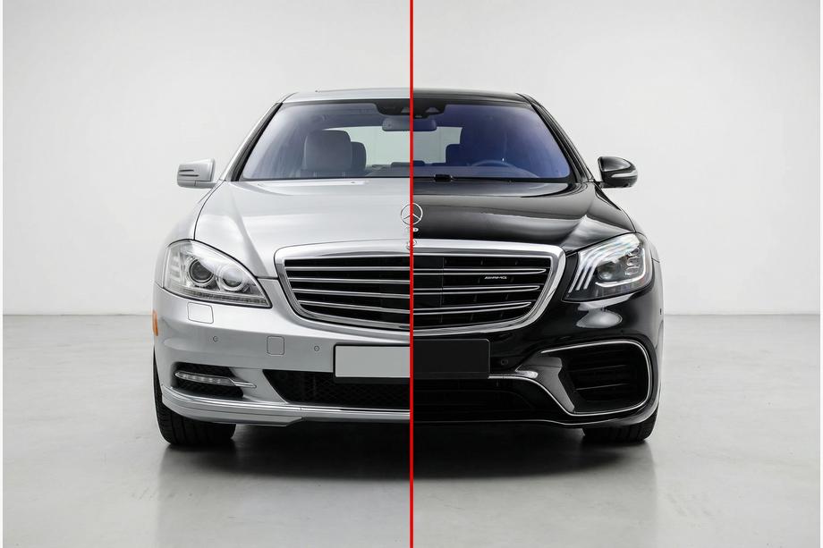 Mercedes S-Klasse W221 2005–2013 Facelift-kit til W222 AMG S63 Image