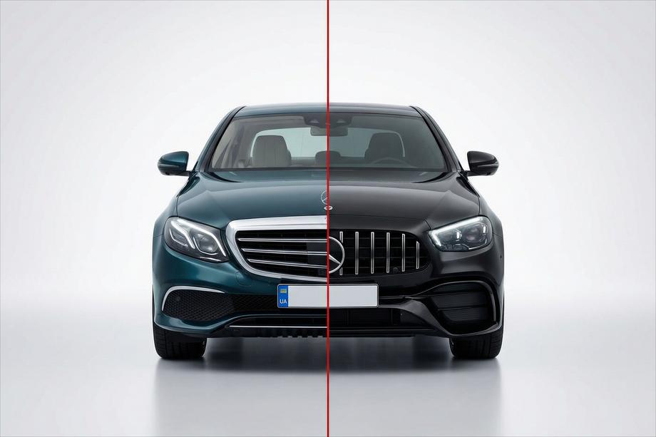 Mercedes E-klasse W213 2016–2023 AMG E63 2024 restyling-kit Foto 1