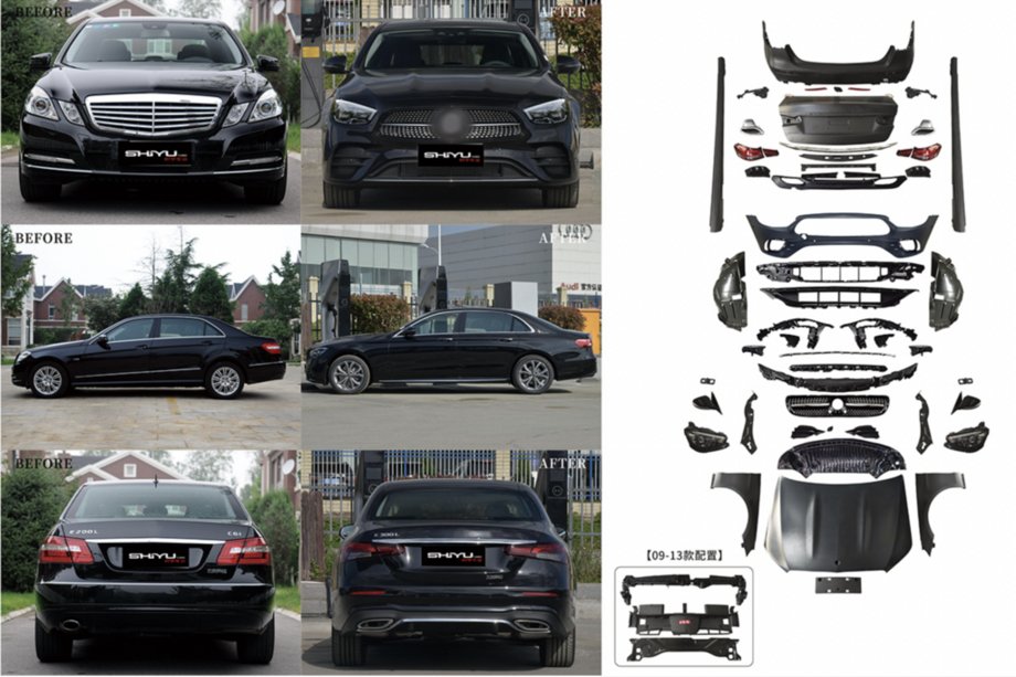 Mercedes E-class W212 2009–2016 Facelift-kit til W213 AMG-Line 2024 Image