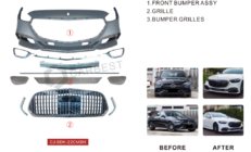 Mercedes C-klasse W206 2022– Forreste kofanger komplet (Maybach) foto 2