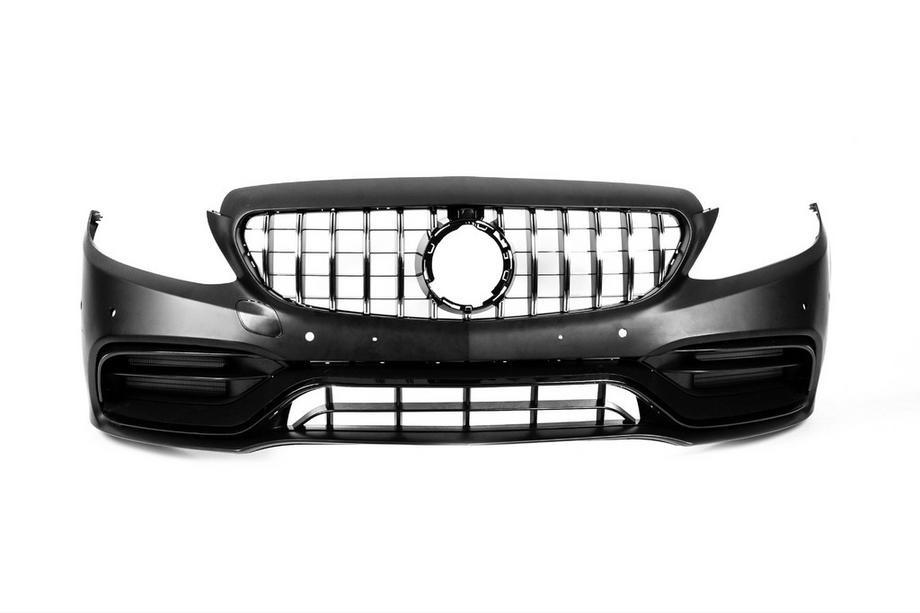 Mercedes C-klasse W205 2014–2021 Karrosserikit med diffuser til Coupe (AMG C63-designs 2018-2021) Foto 4