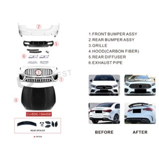 AMG A45 karrosserikit (type-B) foto 2