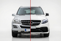 Mercedes ML W164 2005–2011 Facelift-kit til W166 GLE63 AMG foto 1