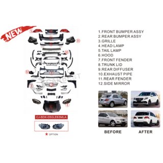 Facelift-kit til W166 GLE63 AMG foto 4