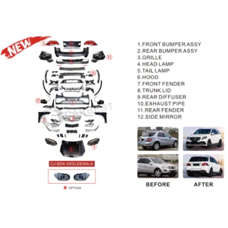 Facelift-kit til W166 GLE63 AMG foto 4