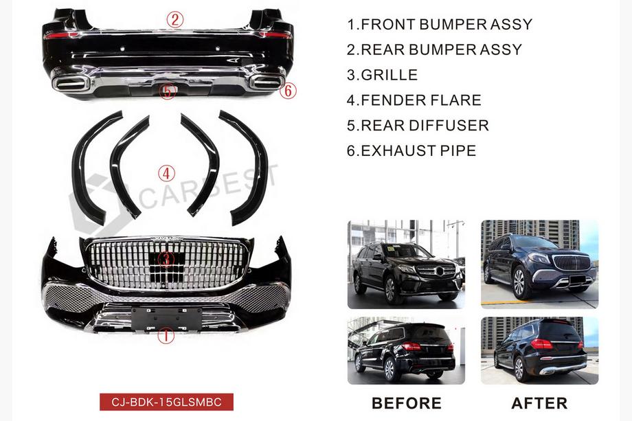 Mercedes GL/GLS class X166 2012–2019 Maybach bodykit (til GLS) Foto 2