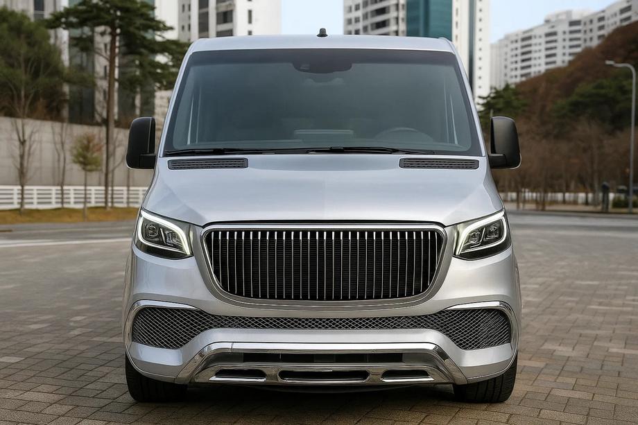 Mercedes Sprinter W907/W910 2018– Forreste kofanger med kølergrill (Maybach) Image