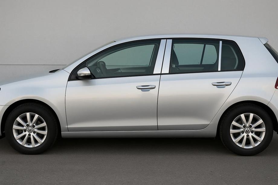 Volkswagen Golf 6 2008–2014 Dørstolpeafdækninger (6 stk., rustfrit stål) Image