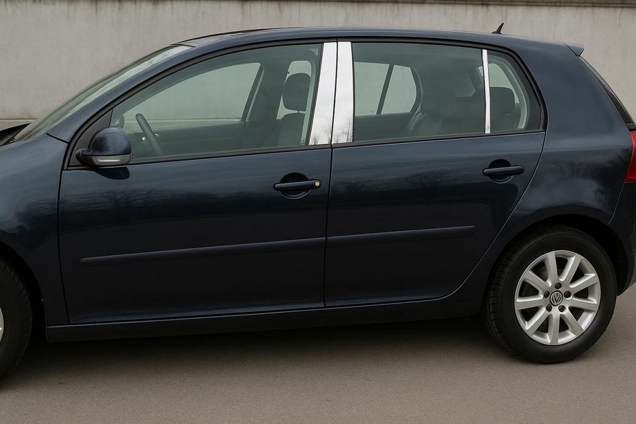 Volkswagen Golf 5 2003–2009 Dørstolpeafdækninger (6 stk., rustfrit stål) Image