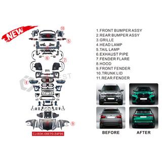 Restyling bodykit til X5M F95 2024 foto 3