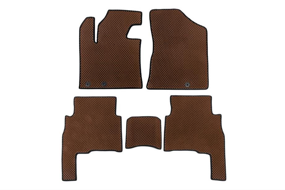 Kia Sorento II XM 2009–2014 Bilmåtter 2009-2012 (EVA, brun) Image