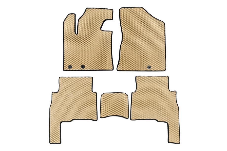 Kia Sorento II XM 2009–2014 Gulvmåtter 2009-2012 (EVA, beige) Image