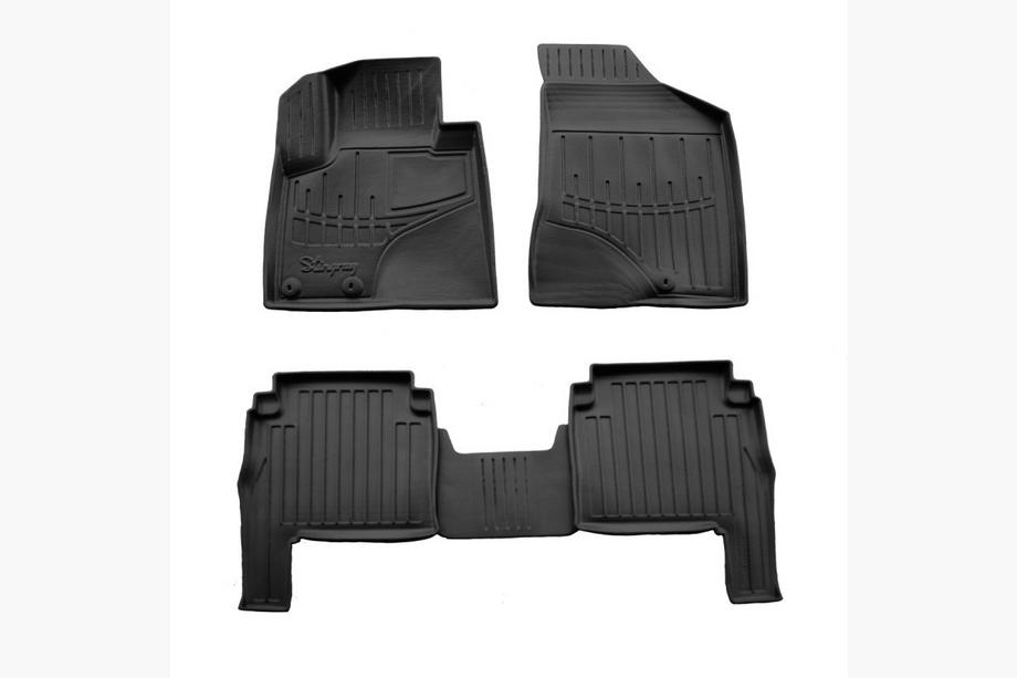 Hyundai Santa Fe 2 2006–2012 Stingray 3D gummimåtter til kabinen (2010-2012, 5 stk.) Foto 1