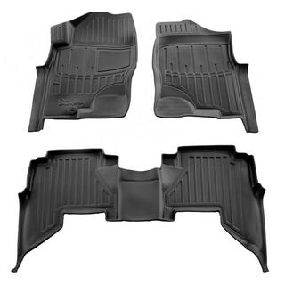 Stingray 3D gummimåtter til kabinen (2005-2010, 3 stk) Nissan Pathfinder R51 2005–2014