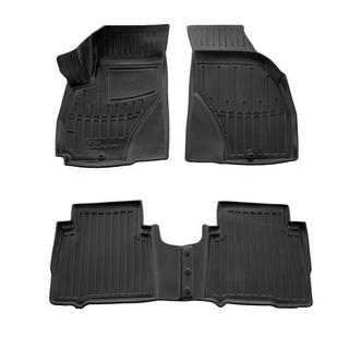 Stingray 3D gummimåtter til kabine (4 stk.) Hyundai Santa Fe 1 2000–2006