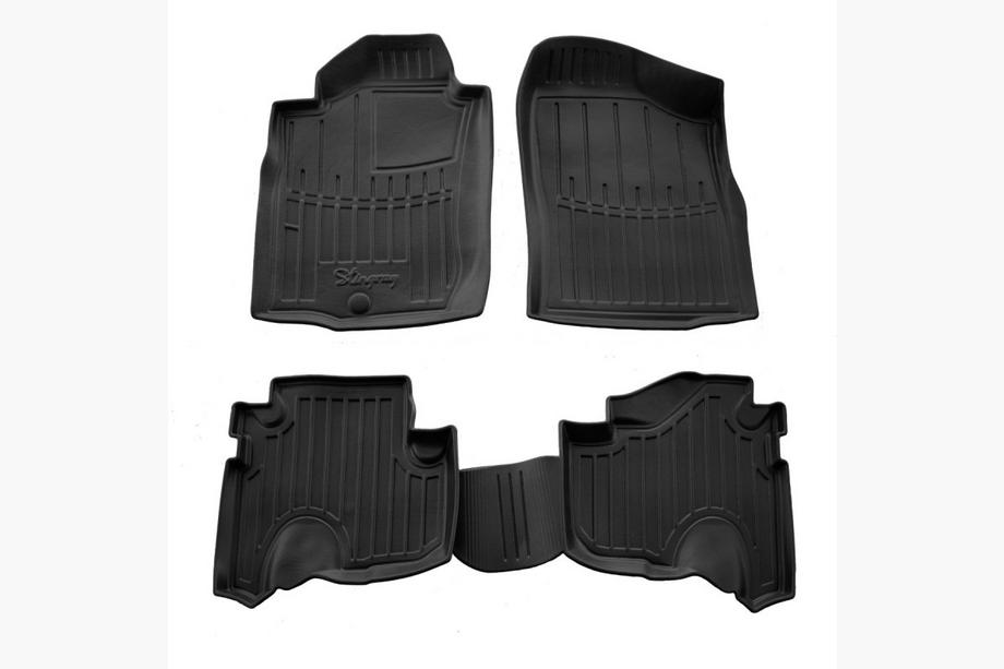 Toyota Land Cruiser 90 Prado 1996–2002 Stingray 3D gummimåtter til kabine (4 stk.) Image